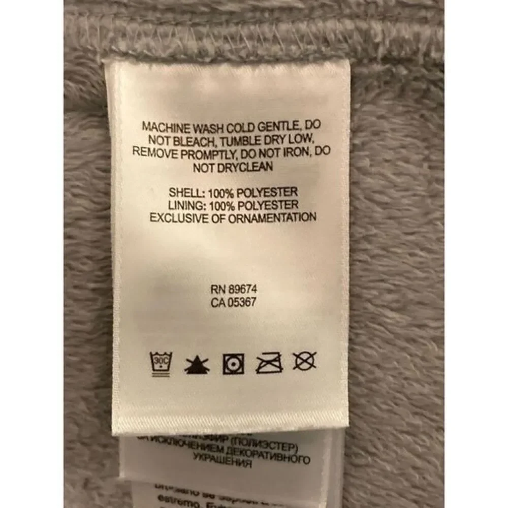 Mountain Hardwear Women's Sz M‎ Fleece Vest Full Zip Soft Pile Gray - Picture 10 of 11